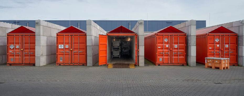 Een opslag van lithium-ion accu's in je bedrijf