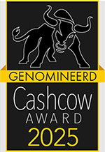 Genomineerd voor Cashcow Award 2025 Genomineerd voor Cashcow Award 2025