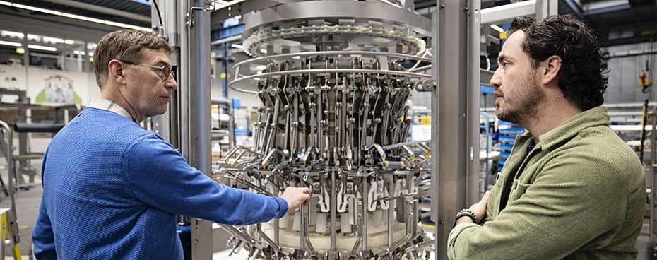 Bert en Kasper op de werkvloer