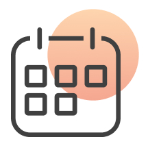 Icoon van een agenda Icoon van een agenda