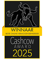Winnaar van Cashcow Award 2025 in de categorie Beste online vermogensbeheerder