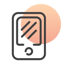 Icoon mobiele telefoon Icoon mobiele telefoon